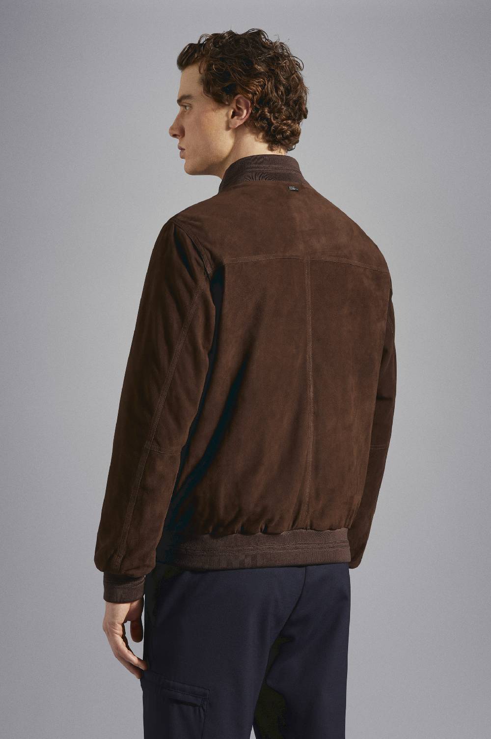 Paul & Shark Giubbotto in suede Aqualeather Paul & Shark Vendita Calda