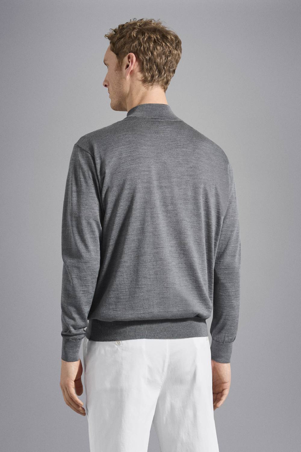 Paul & Shark Maglia con zip in lana Merino extra-fine Winter Summer Paul & Shark In Linea