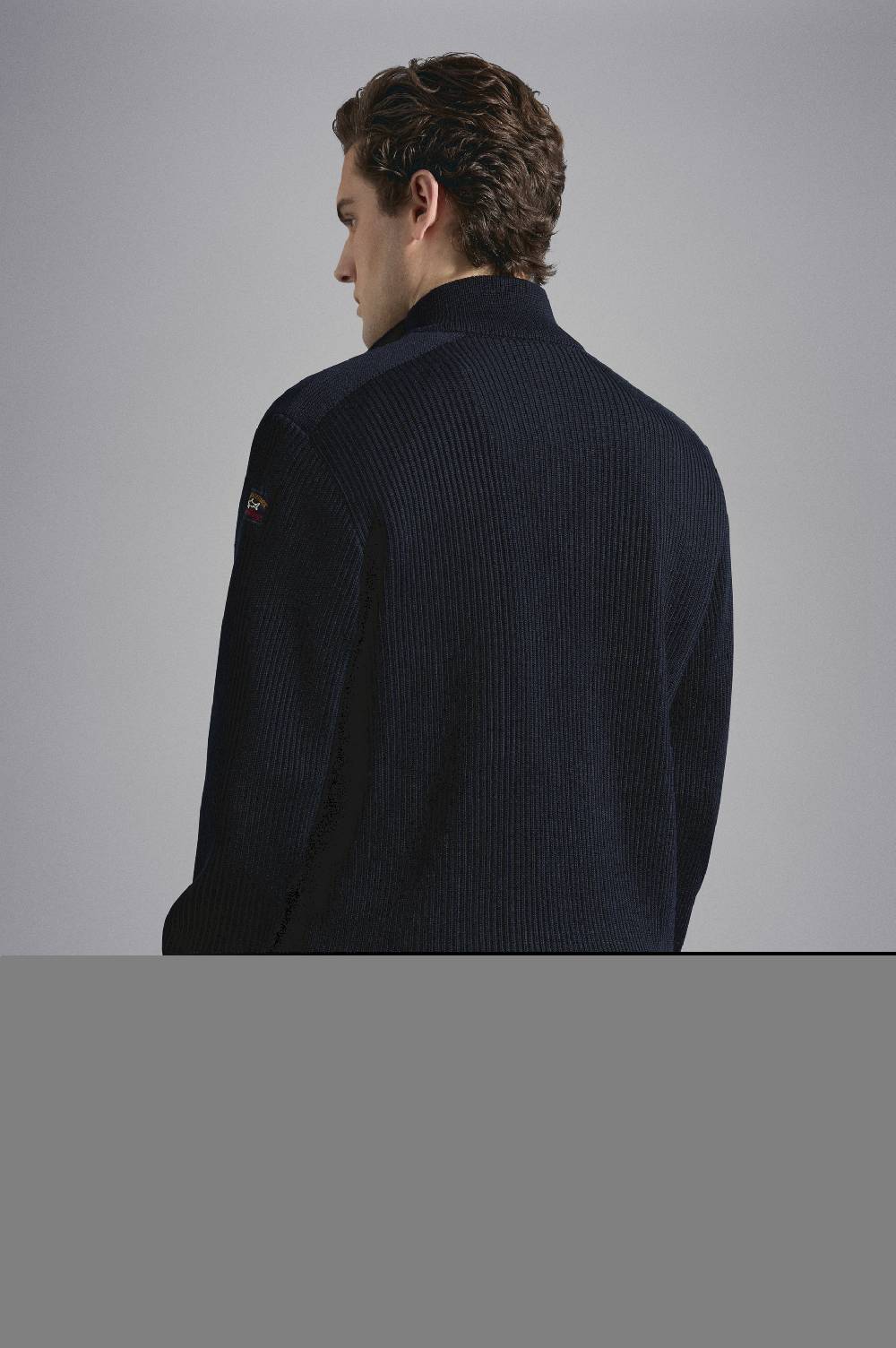 Paul & Shark Cardigan in lana con zip e badge iconico Paul & Shark Pezzi Unici