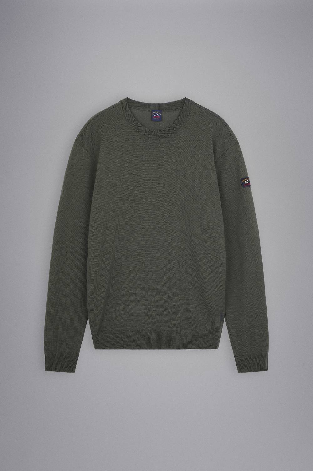 Paul & Shark Girocollo in lana Merino con badge iconico Paul & Shark Shopping Online