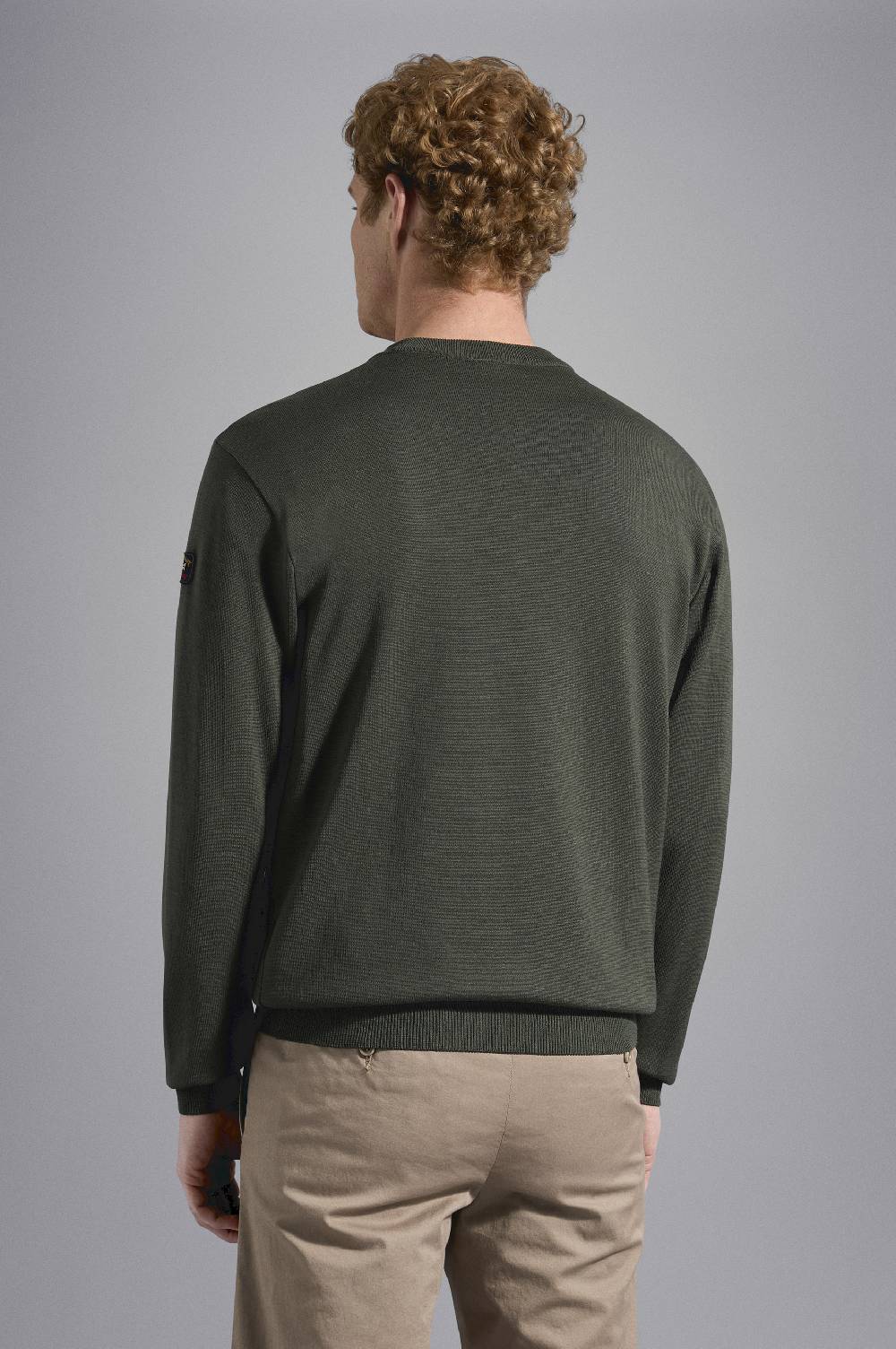 Paul & Shark Girocollo in lana Merino con badge iconico Paul & Shark Shopping Online