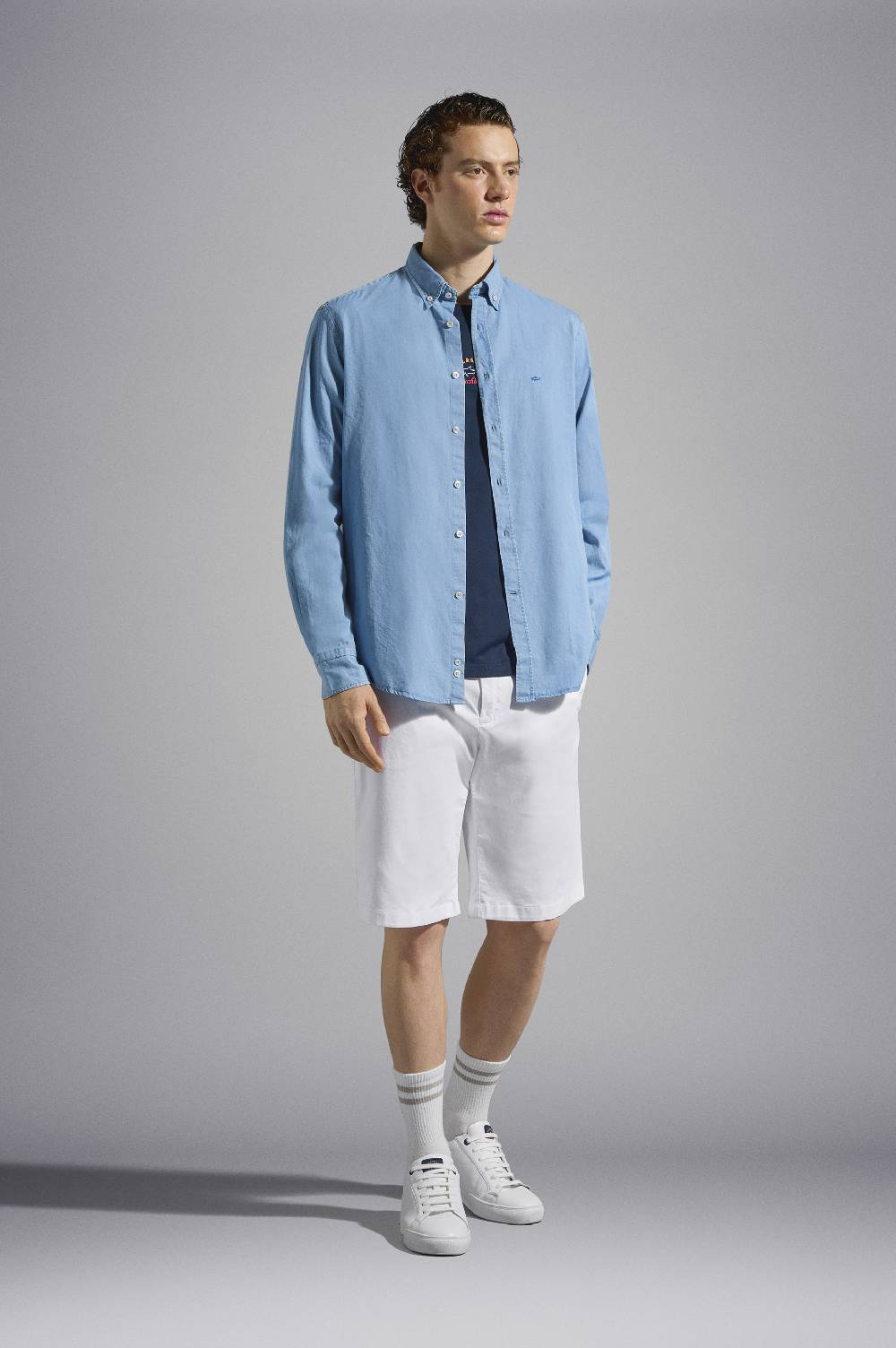 Paul & Shark T-Shirt in cotone con stampa grafica Paul & Shark Sottocosto