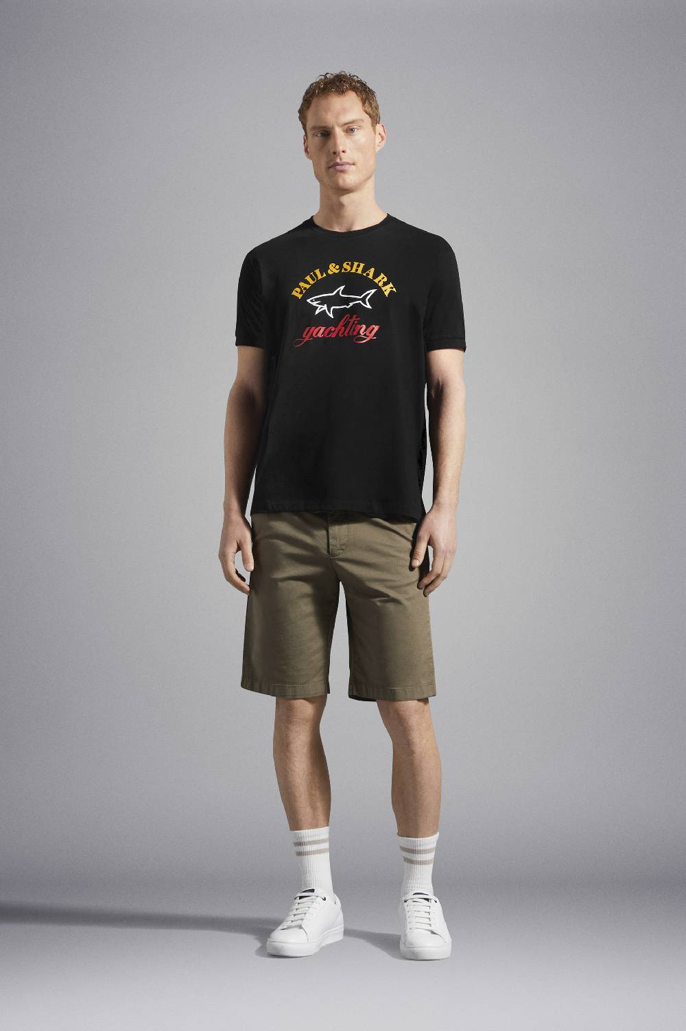Paul & Shark T-Shirt in cotone con Logo stampato Paul & Shark Presa
