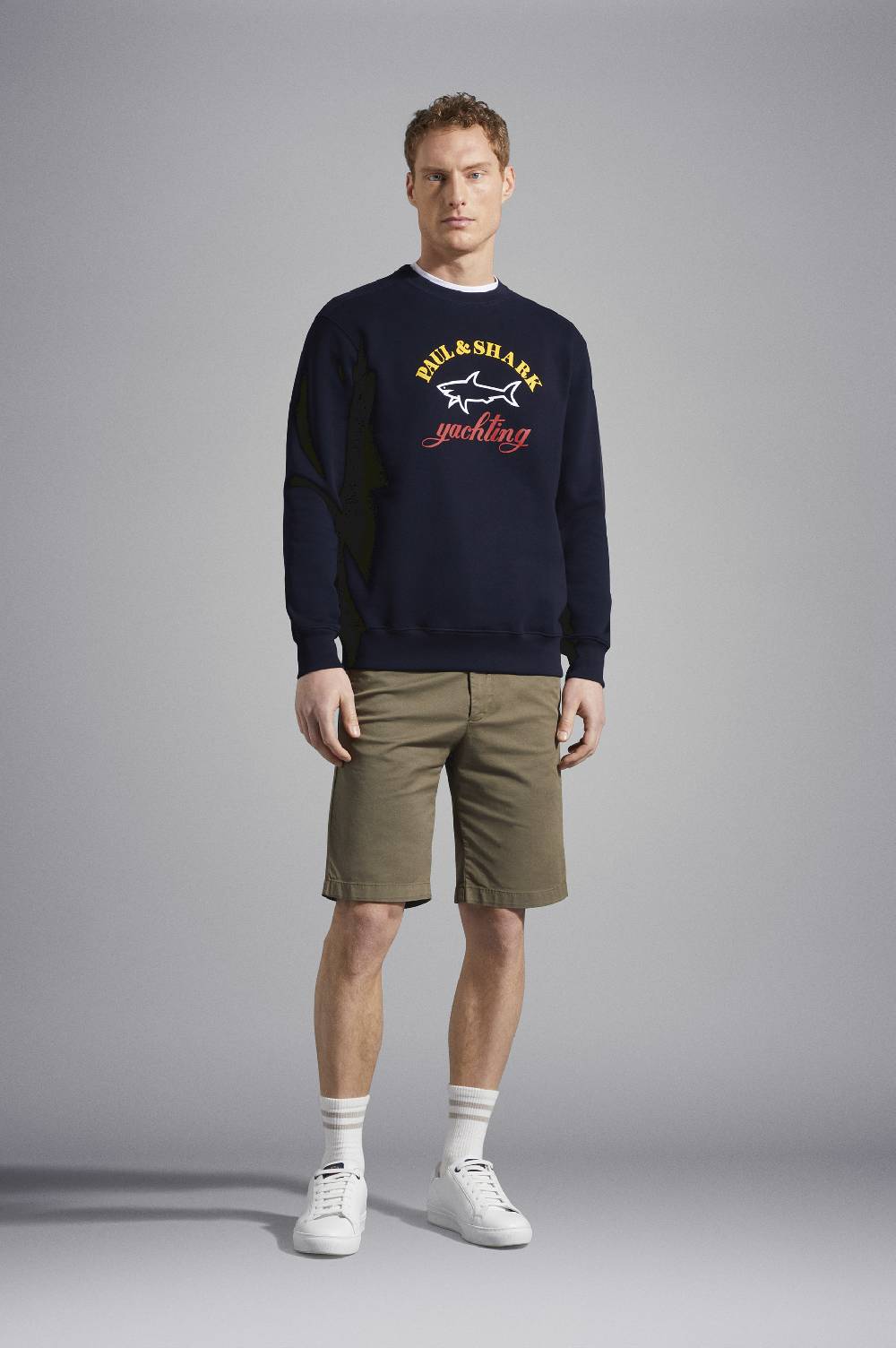Paul & Shark felpa con stampa logo Paul & Shark Sottocosto