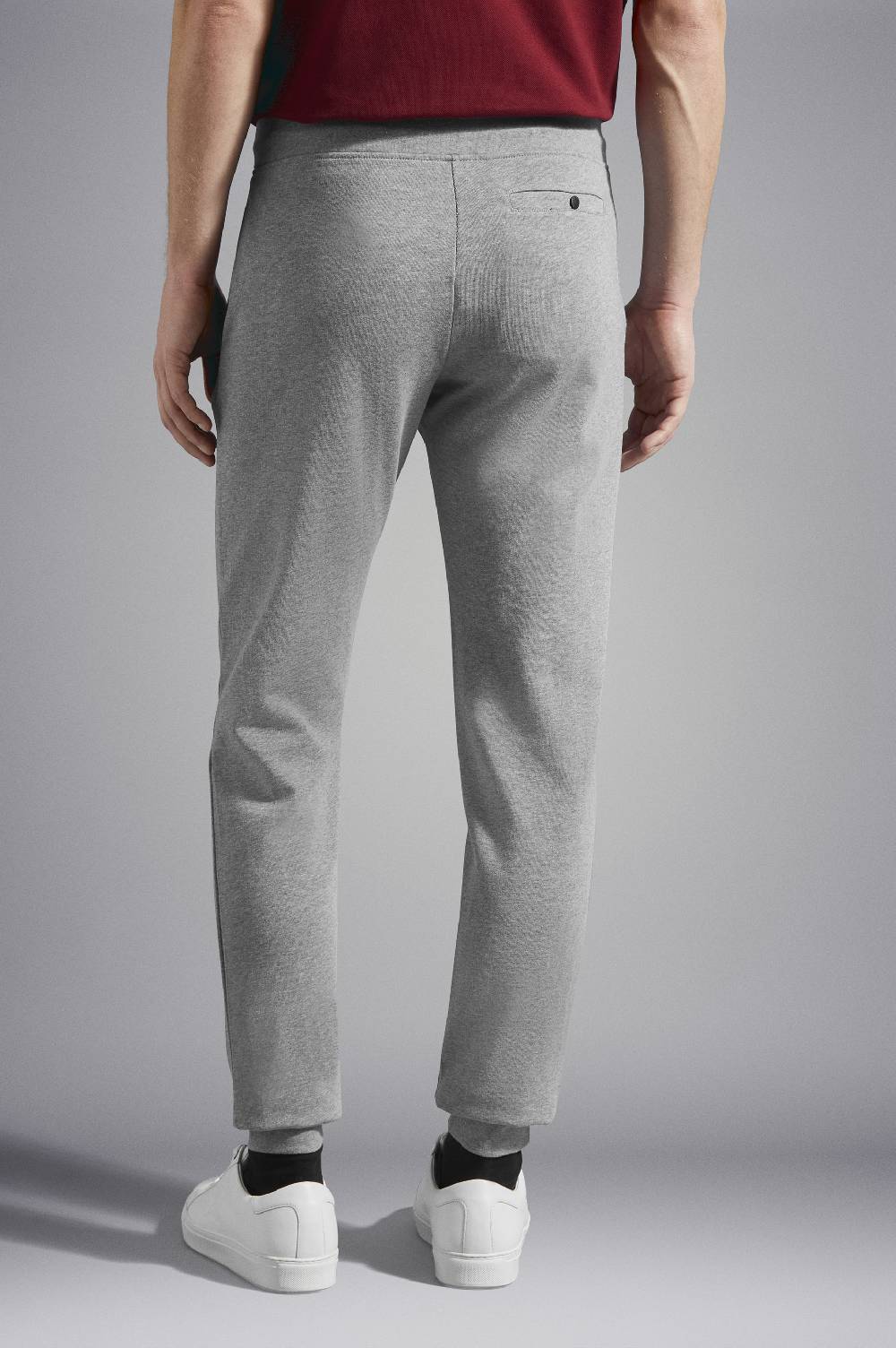 Paul & Shark Pantalone sportivo in cotone con badge iconico Paul & Shark In Vendita