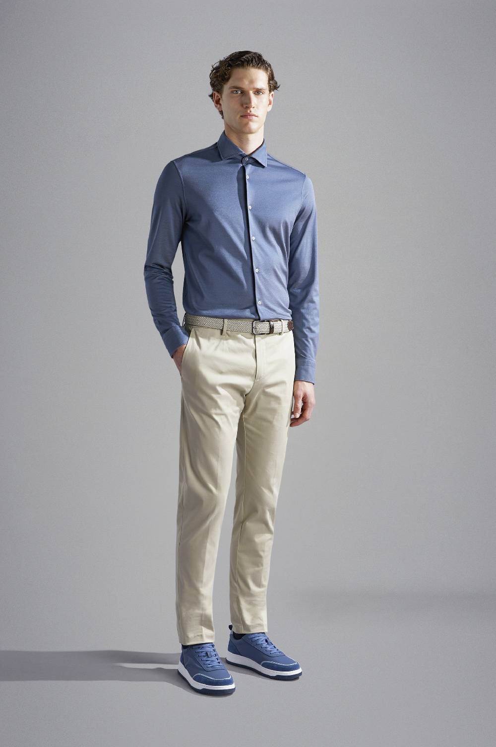 Paul & Shark Pantalone chino in cotone Stretch Paul & Shark Prezzo Ridotto