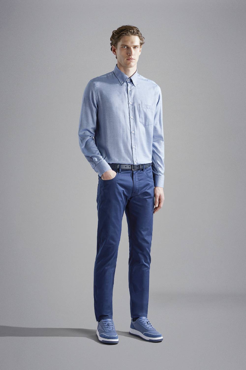 Paul & Shark Pantalone 5 tasche in cotone stretch Paul & Shark Presa