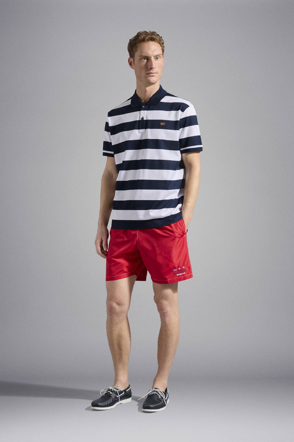 Paul & Shark Costume da bagno con ricamo nautico Paul & Shark Offerta