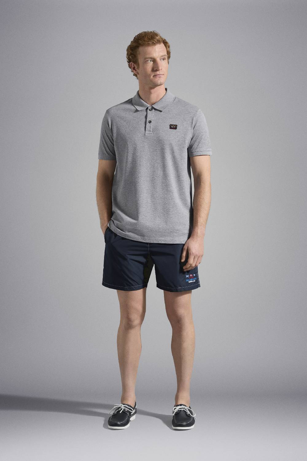 Paul & Shark Costume da bagno con ricamo nautico Paul & Shark Saldi