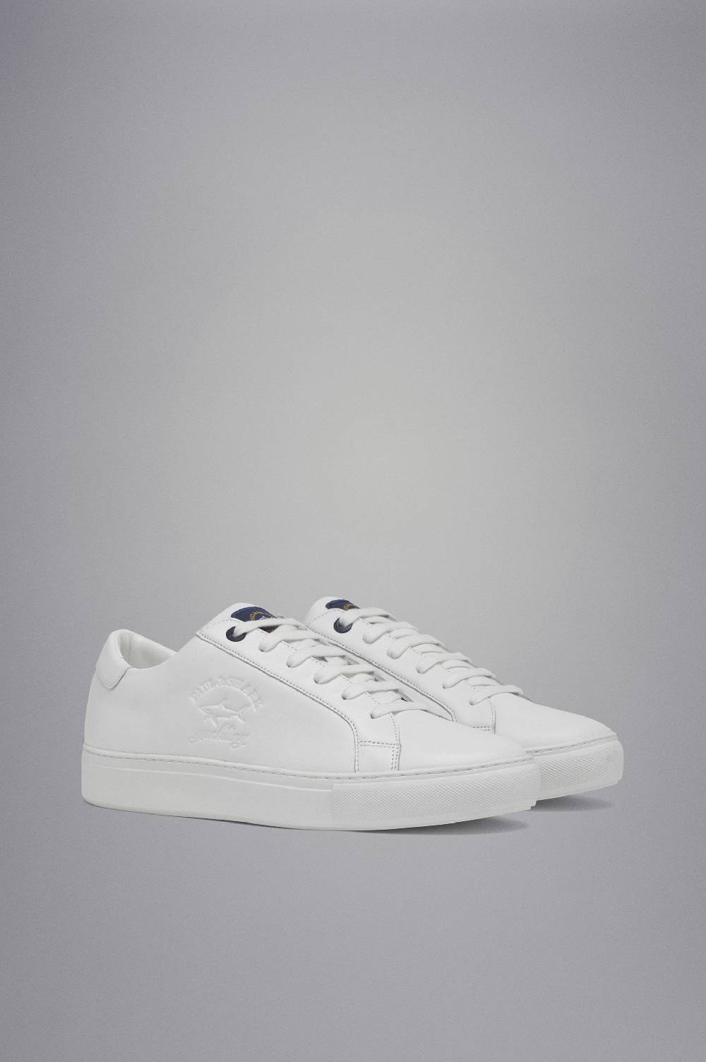 Paul & Shark Sneakers in pelle con Logo stampato Paul & Shark Offerte