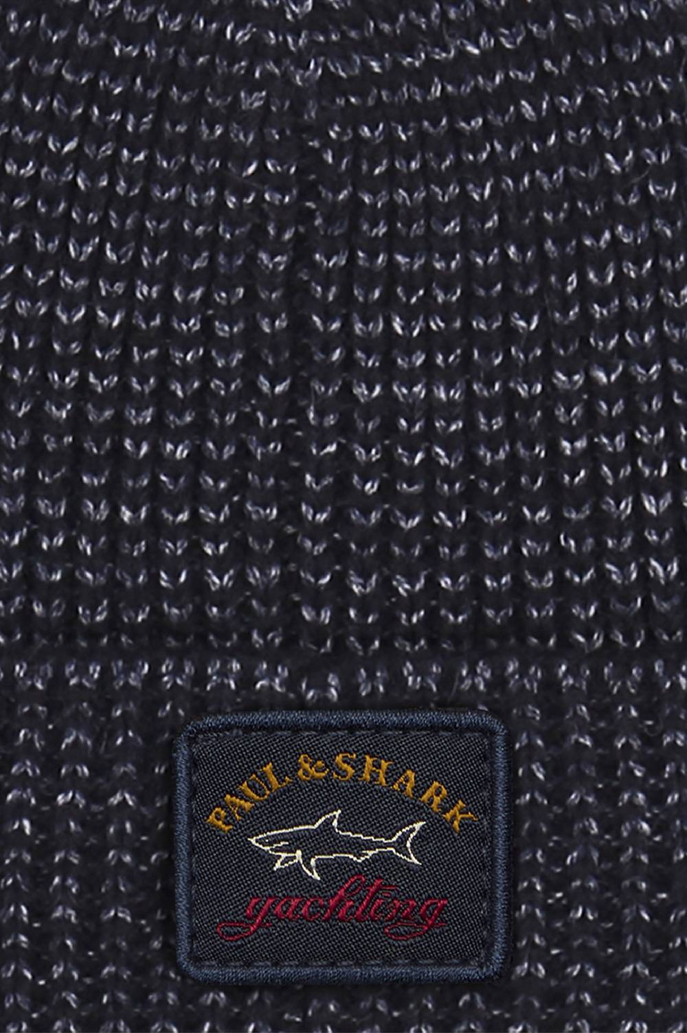 Paul & Shark Berretto in lana e alpaca con badge iconico Paul & Shark Fino Al -60%
