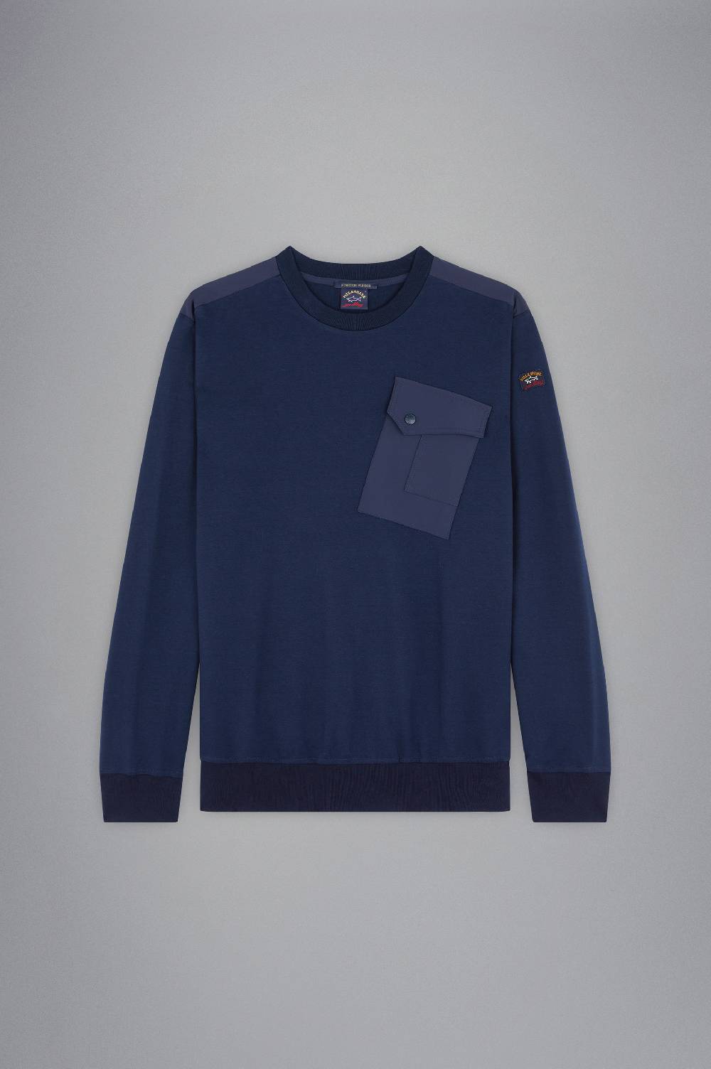 Paul & Shark Felpa in cotone Stretch con inserti in Typhoon® Paul & Shark Hotsell