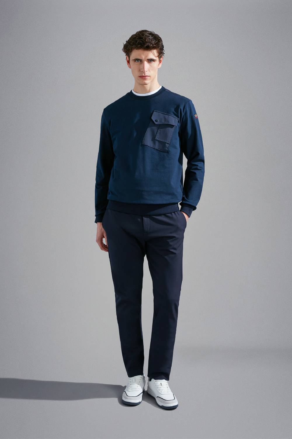 Paul & Shark Felpa in cotone Stretch con inserti in Typhoon® Paul & Shark Hotsell