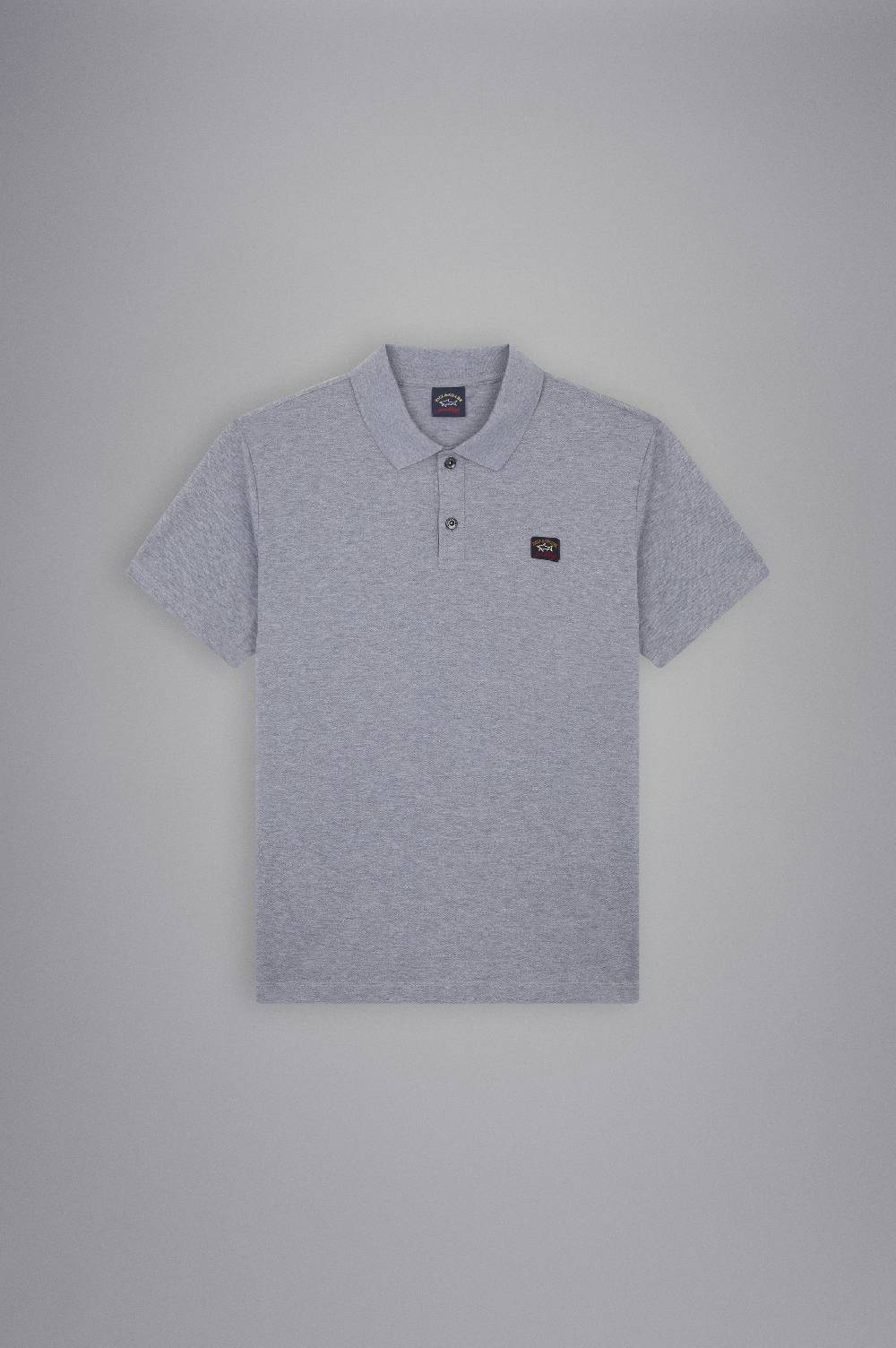 Paul & Shark Polo in cotone piqué con badge iconico Paul & Shark Nuova
