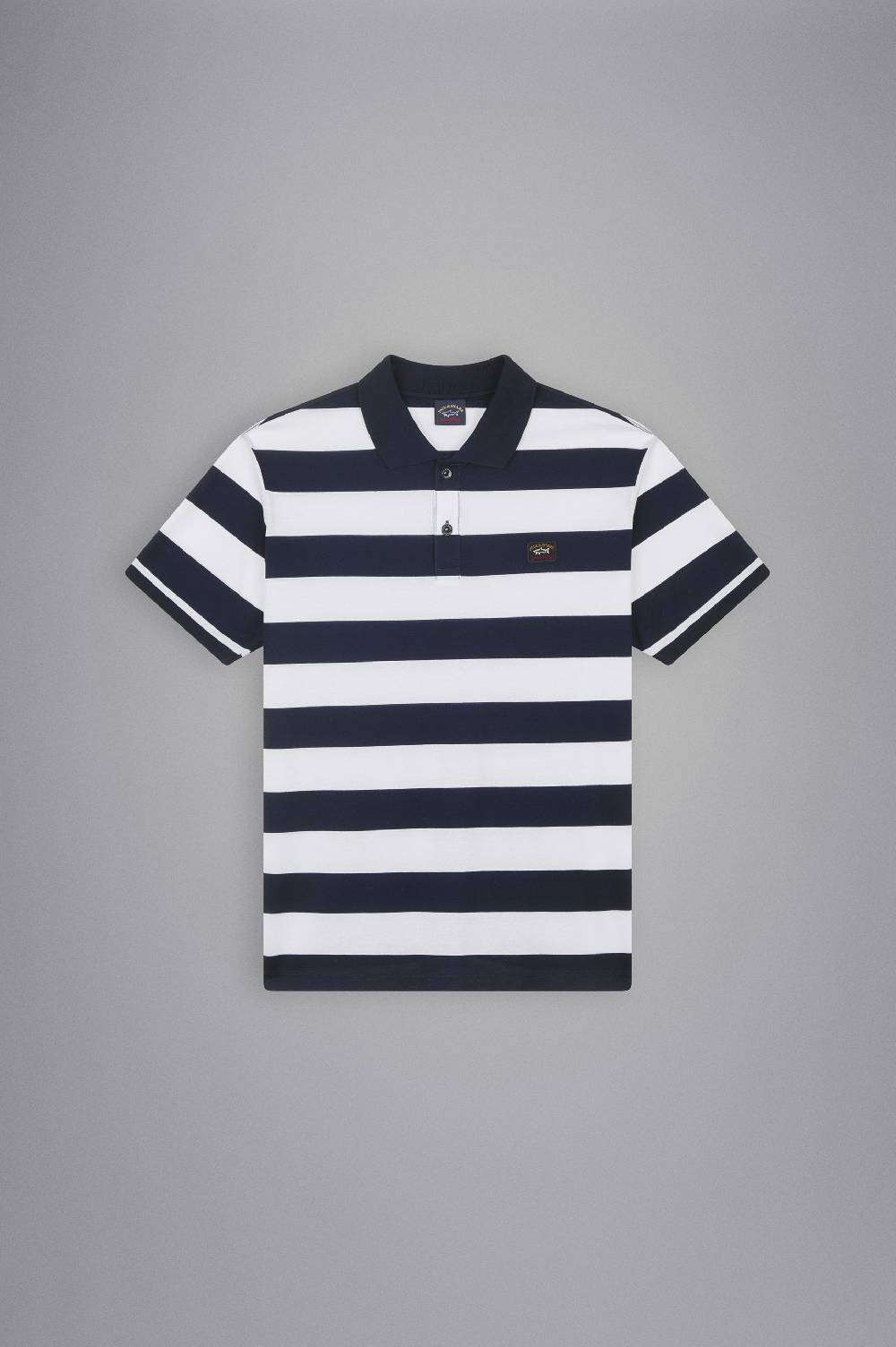 Paul & Shark Polo in cotone piqué con badge iconico Paul & Shark Italy