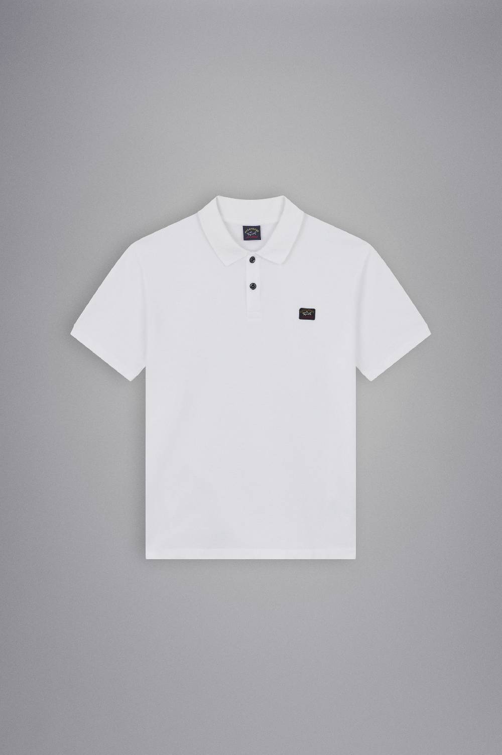 Paul & Shark Polo in cotone piqué con badge iconico Paul & Shark Qualità