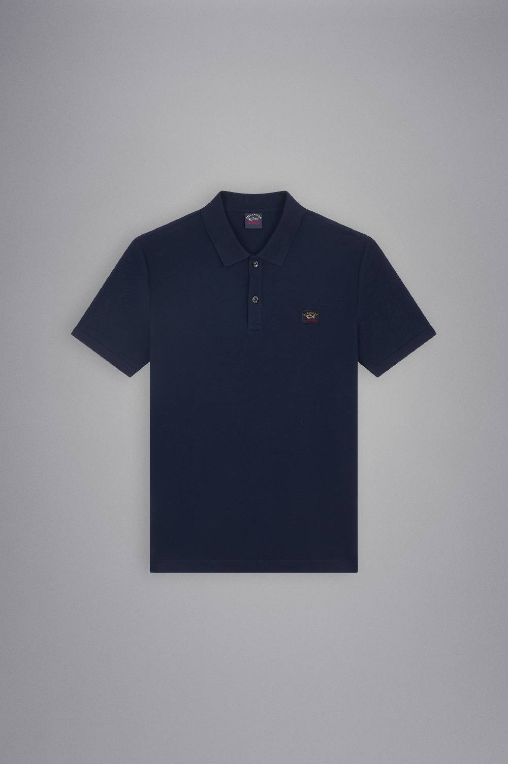 Paul & Shark Polo in cotone piqué con badge iconico Paul & Shark Vendita