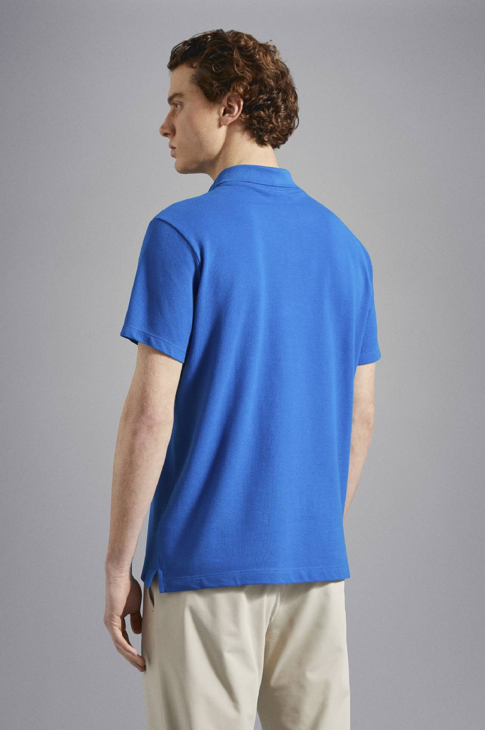 Paul & Shark Polo in cotone piqué con badge iconico Paul & Shark Promozione