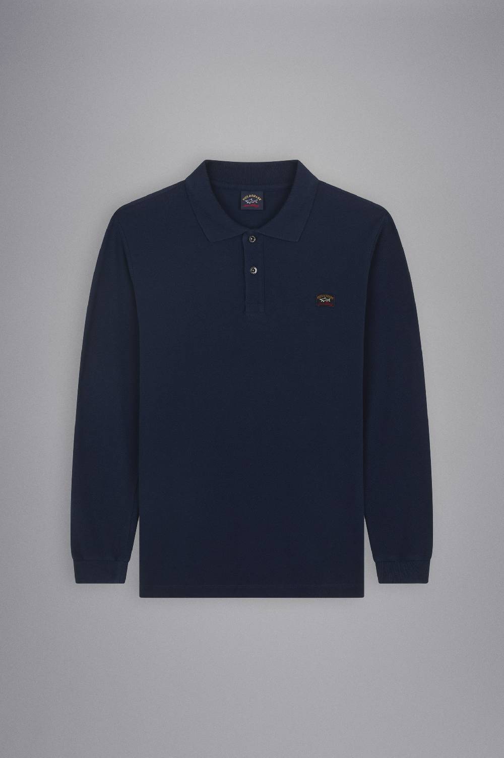 Paul & Shark Polo in cotone piqué con badge iconico Paul & Shark Nuovo
