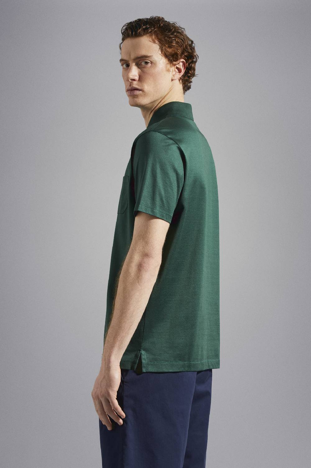 Paul & Shark Polo in jersey di cotone con Logo ricamato Paul & Shark Soddisfazione Garantita