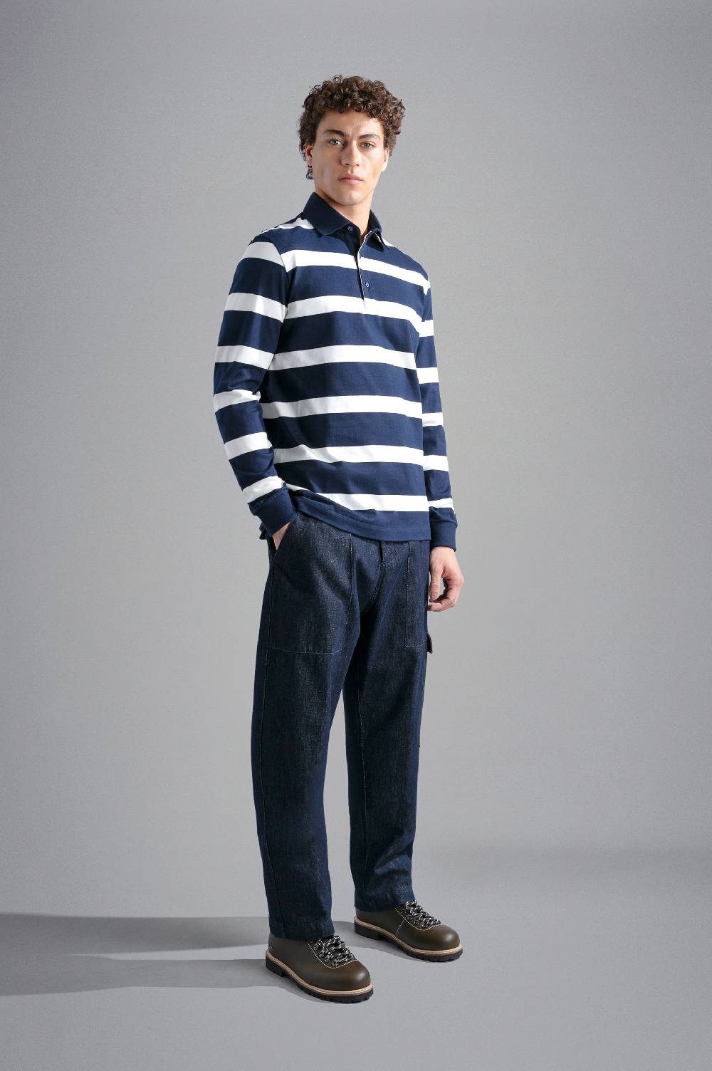Paul & Shark Polo in cotone con motivo a righe Paul & Shark Affare Del Giorno