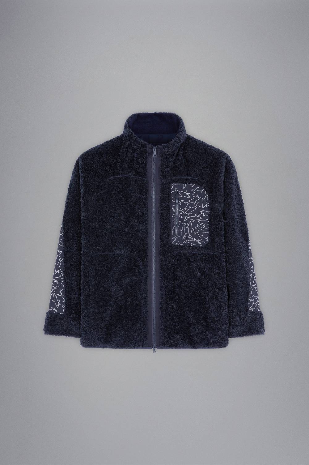 Paul & Shark Pile con inserto a contrasto Shark pattern Paul & Shark Italia