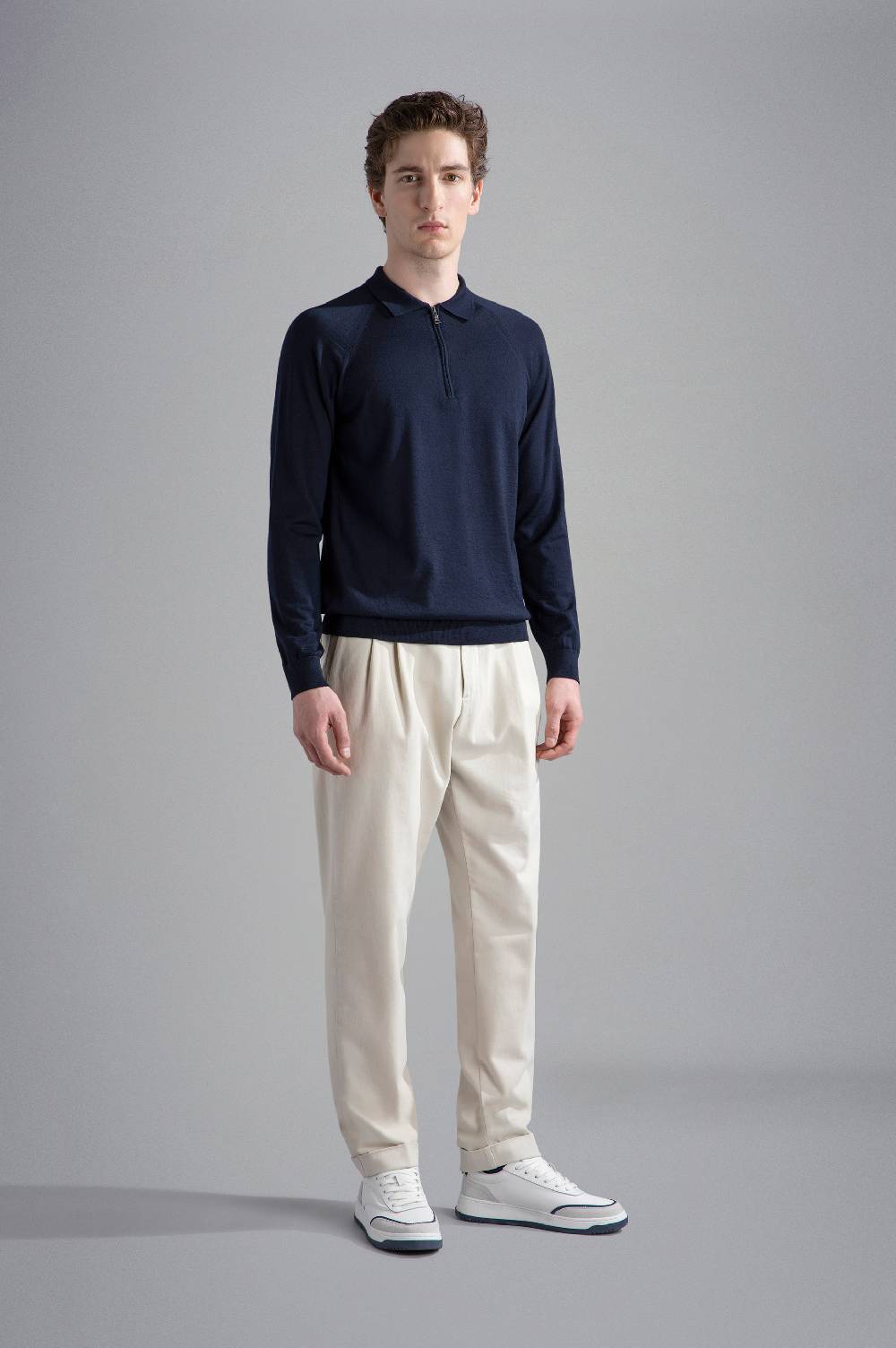 Paul & Shark Polo in lana con zip Paul & Shark Nuovo
