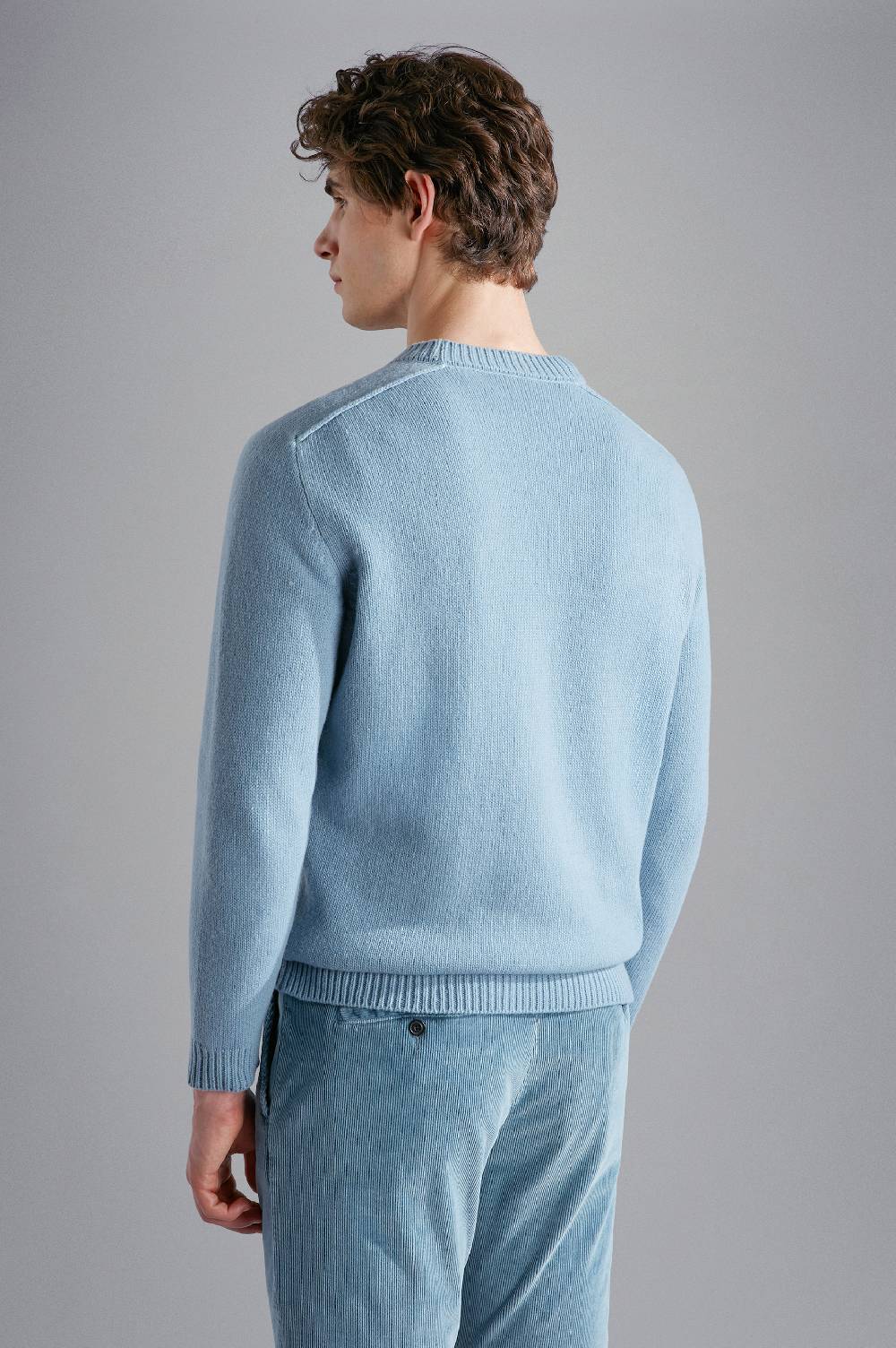 Paul & Shark Maglia in Re-Wool tinto capo Paul & Shark Saldi Di Fabbrica