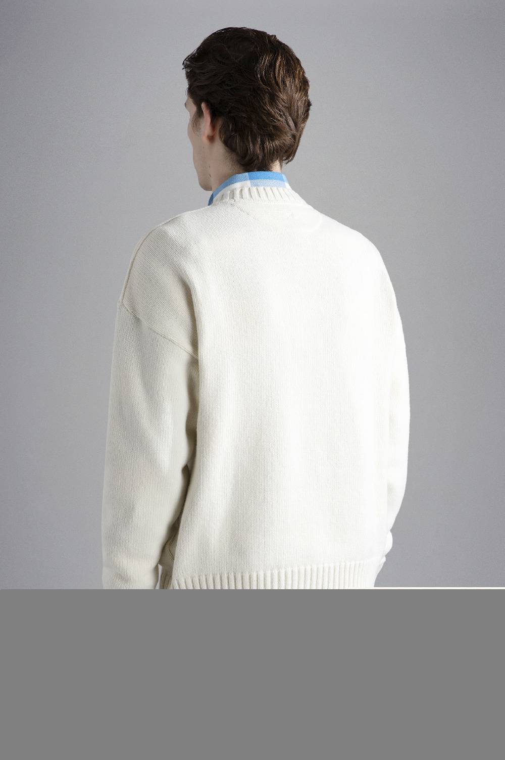 Paul & Shark Girocollo Re-Wool con ancora ricamata Paul & Shark Negozio