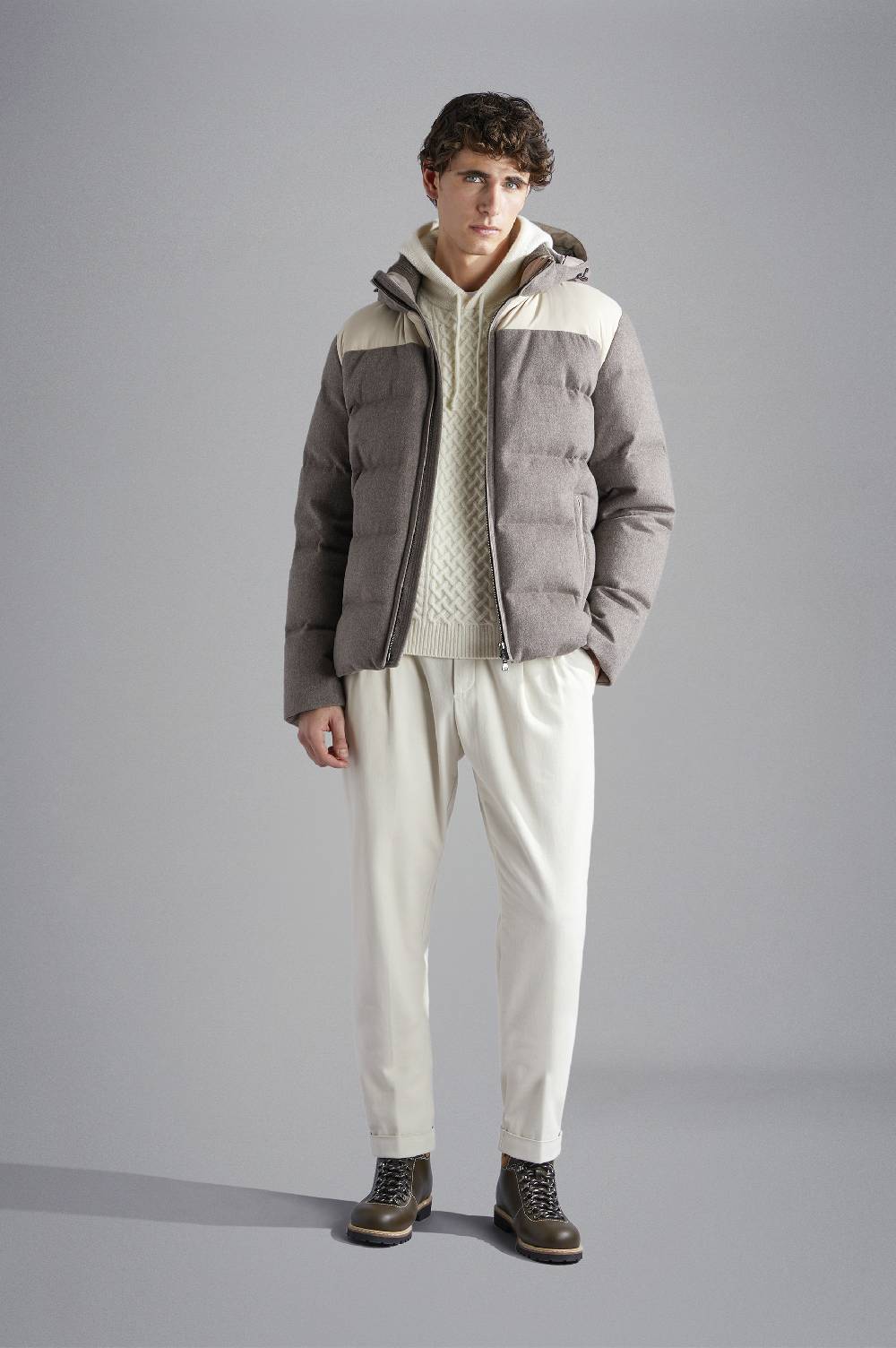 Paul & Shark Maglia con cappuccio in Re-Wool Paul & Shark In Saldo