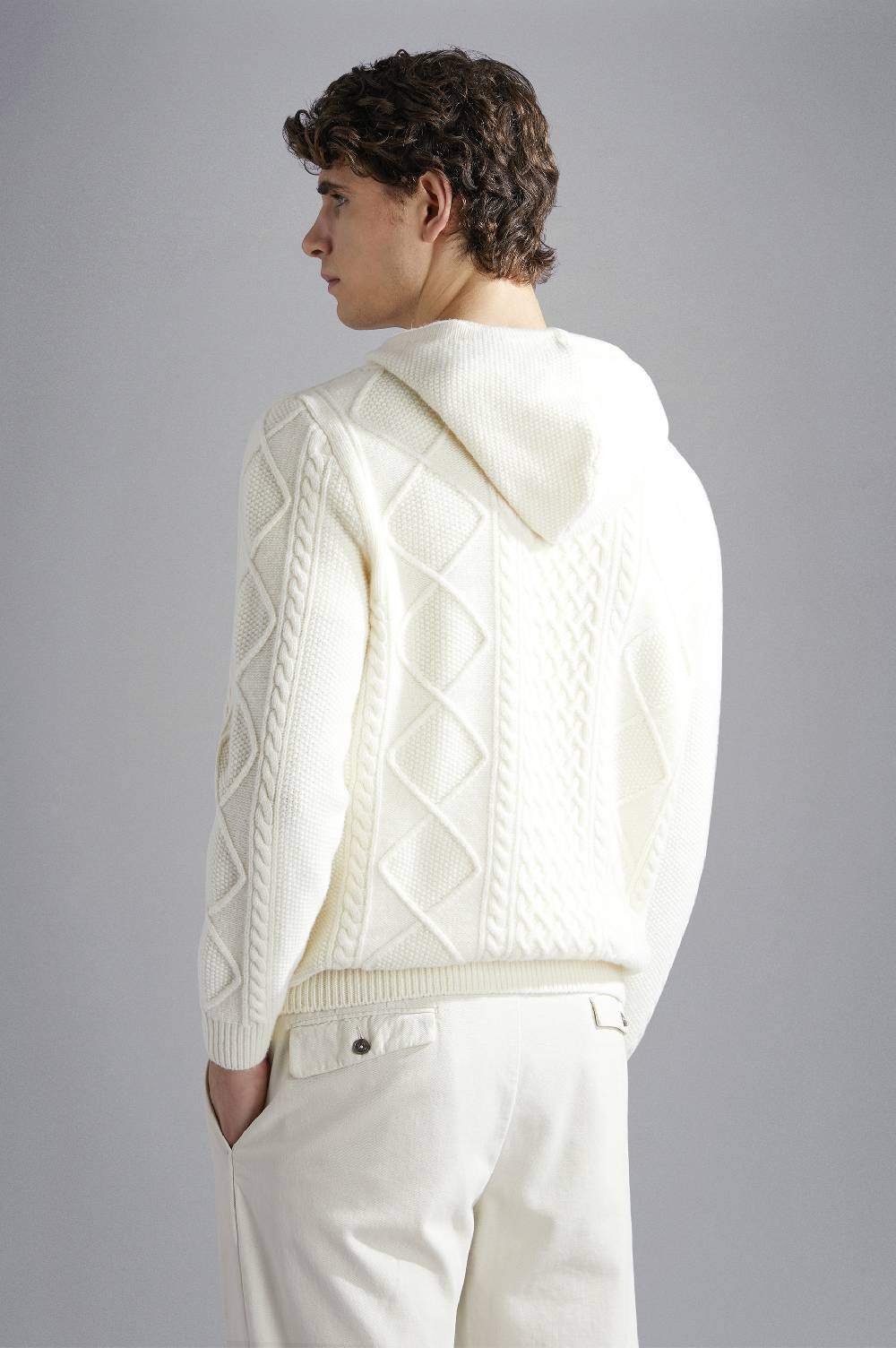 Paul & Shark Maglia con cappuccio in Re-Wool Paul & Shark In Saldo