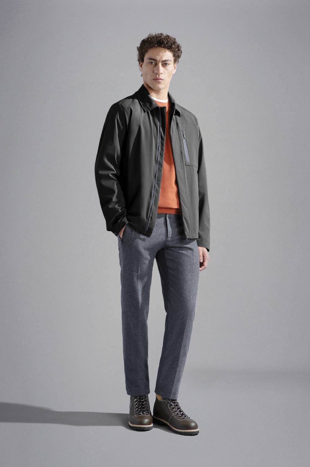 Paul & Shark Shacket in Typhoon Re-4X4 Stretch Paul & Shark Spedizione Gratuita