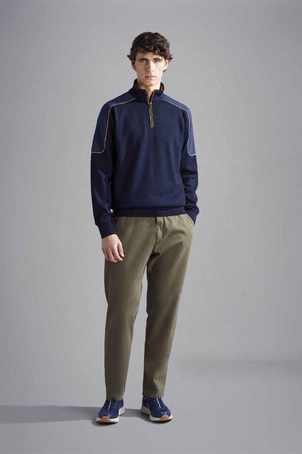 Paul & Shark Pantalone chino in Cotone e Cashmere Paul & Shark Promozione Limitata