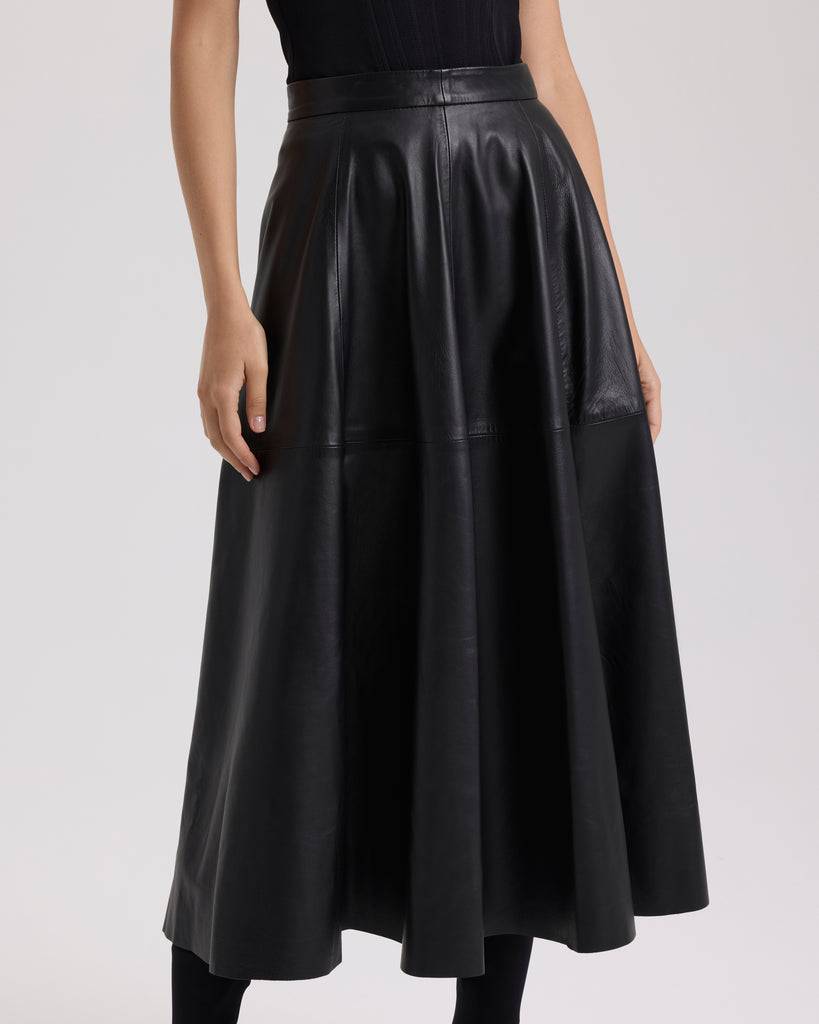 Raquel Diniz GIOVANNA LEATHER SKIRT Affare Del Giorno