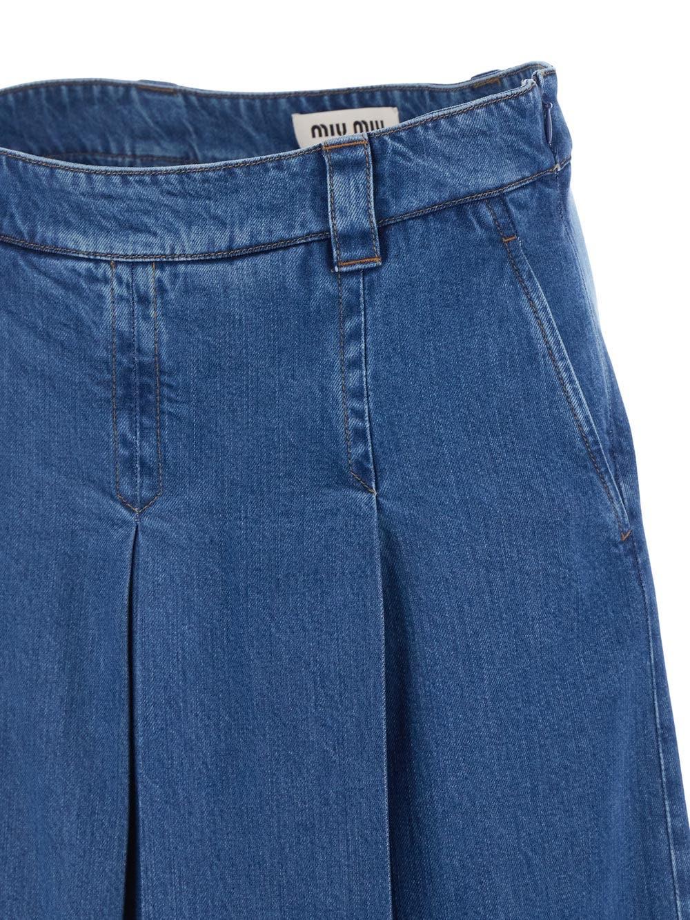 Oluxury Miu Miu Denim Skirt Offerta