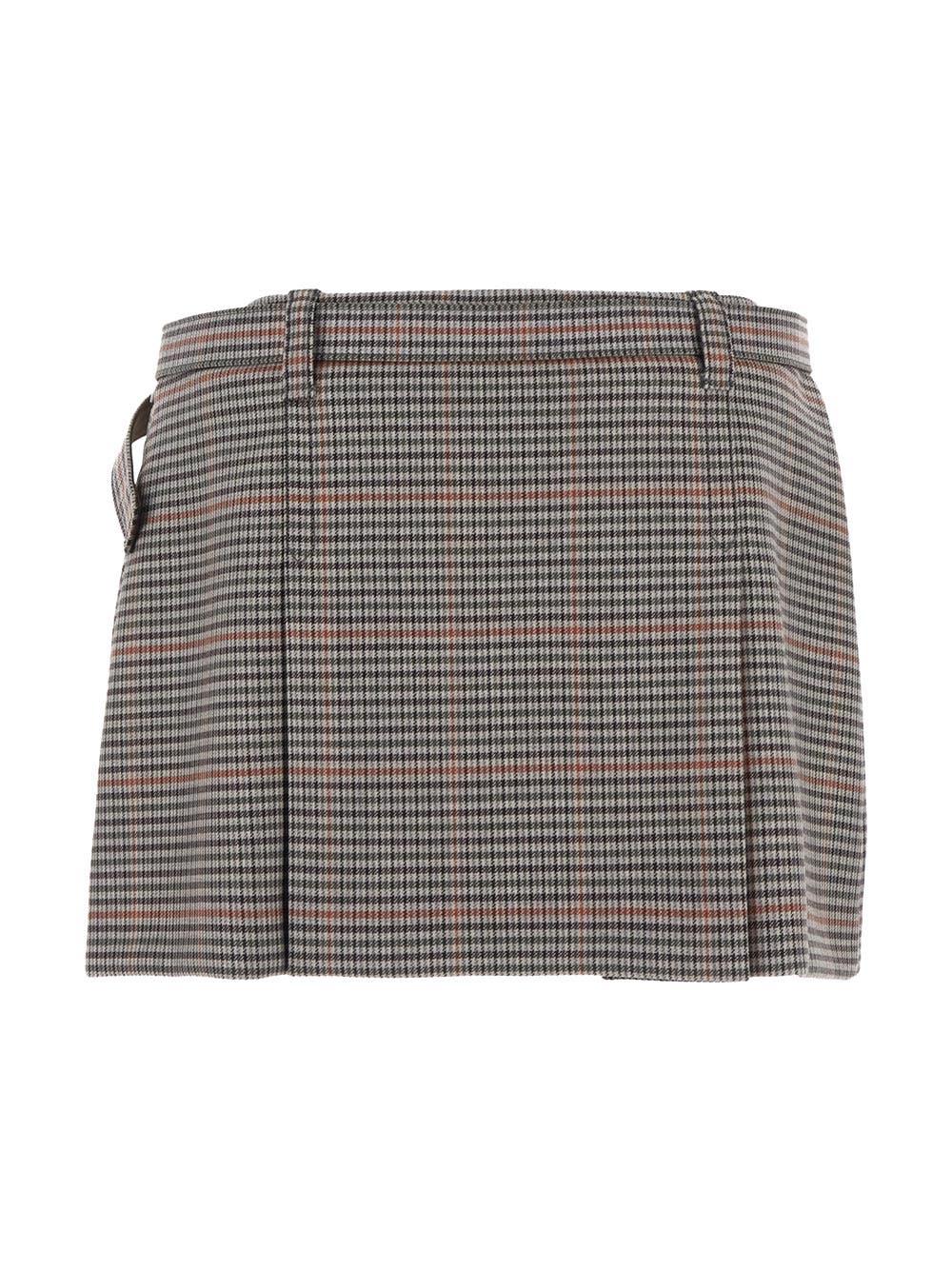 Oluxury Miu Miu Mini Skirt Economico