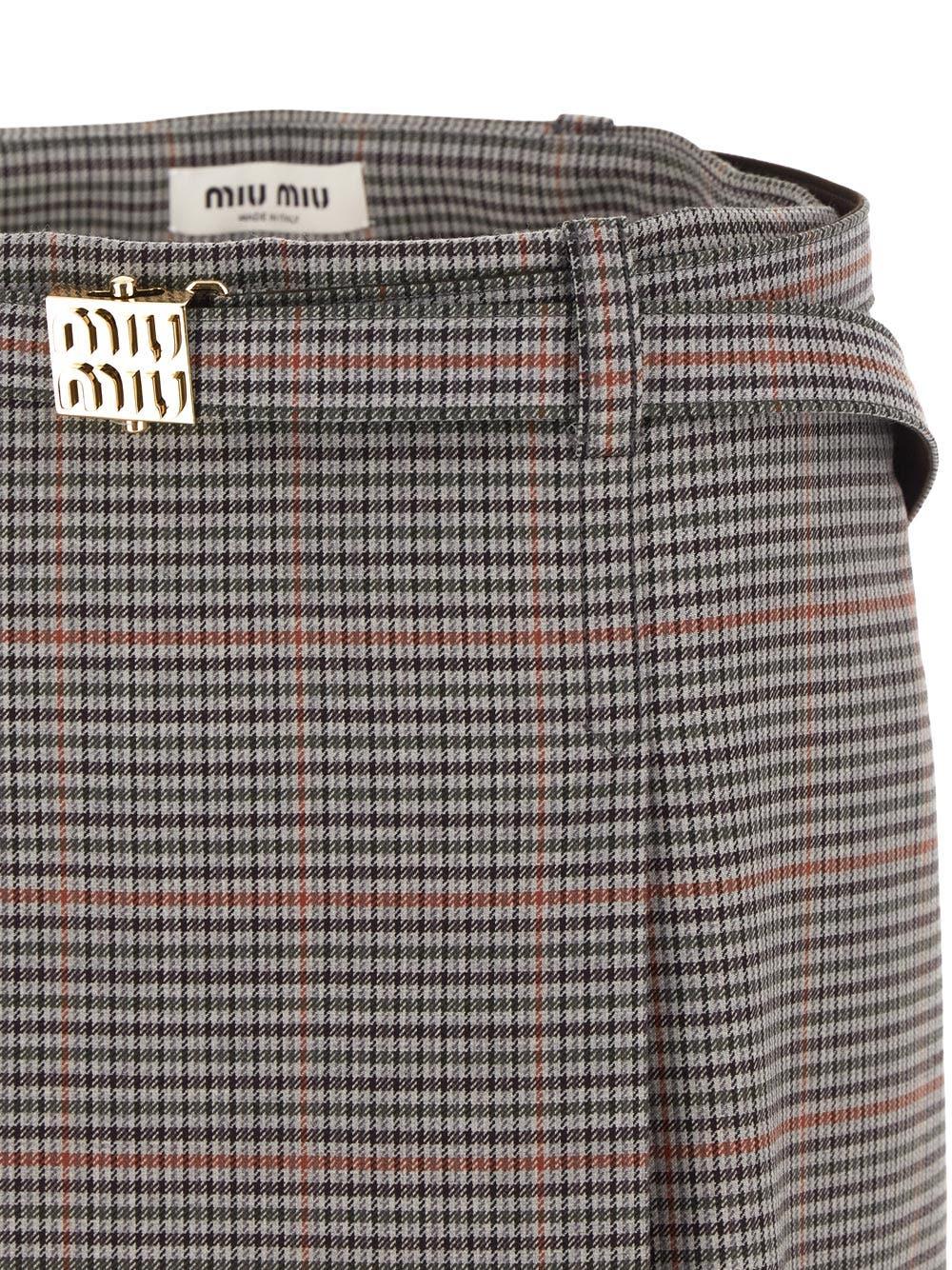 Oluxury Miu Miu Mini Skirt Economico