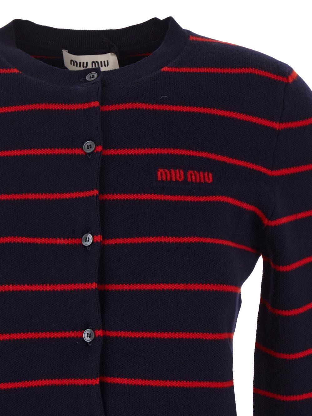 Oluxury Miu Miu Cardigan knit Vendita Economica
