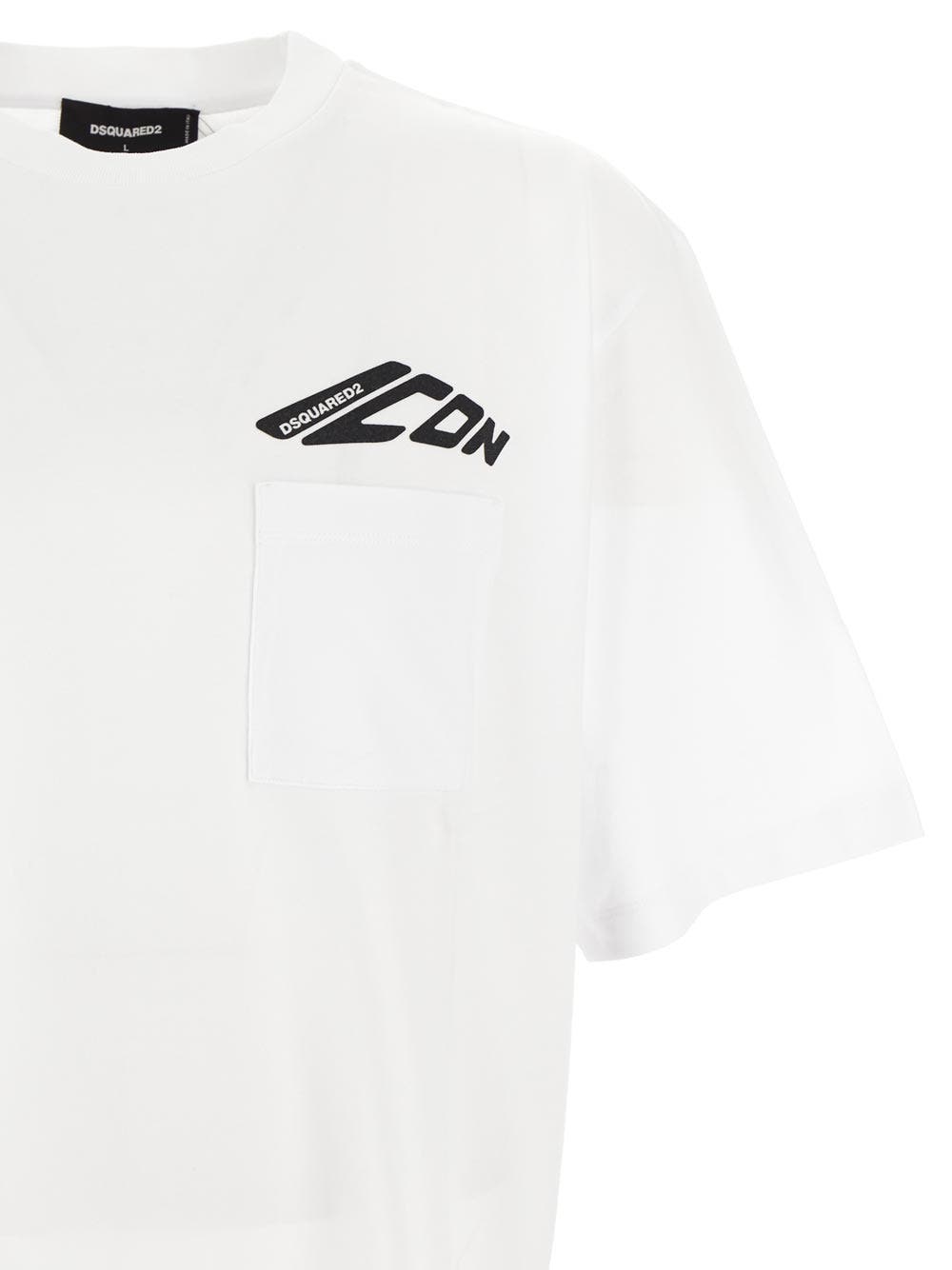 Oluxury Dsquared2 Logo T-Shirt Italia