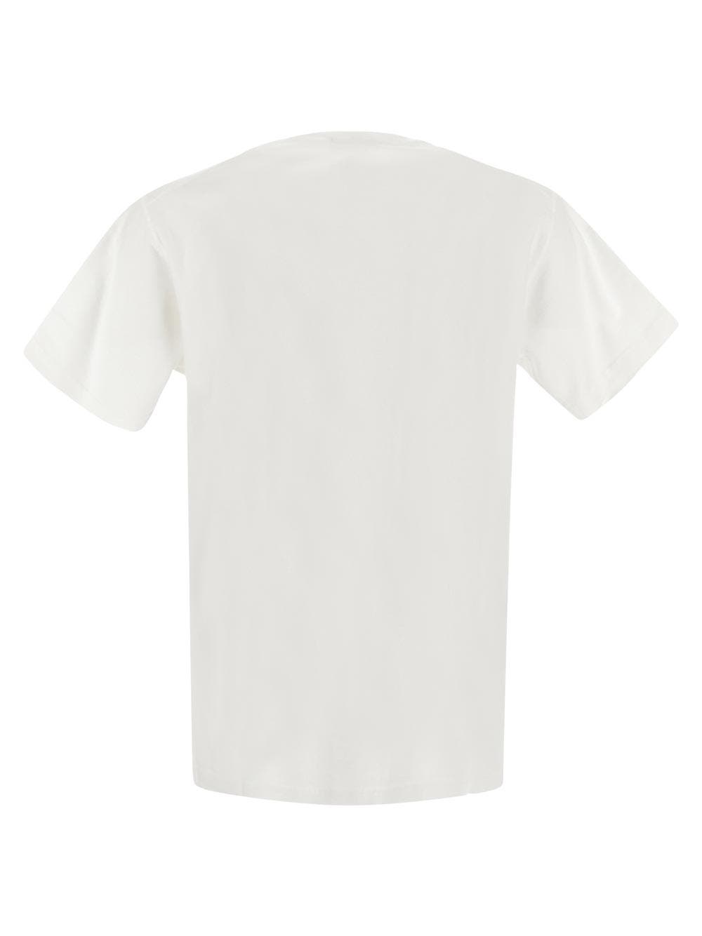 Oluxury Stone Island Logo T-Shirt Vendita