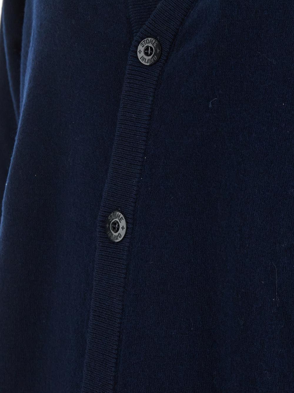 Oluxury Stone Island Logo Cardigan Sconto