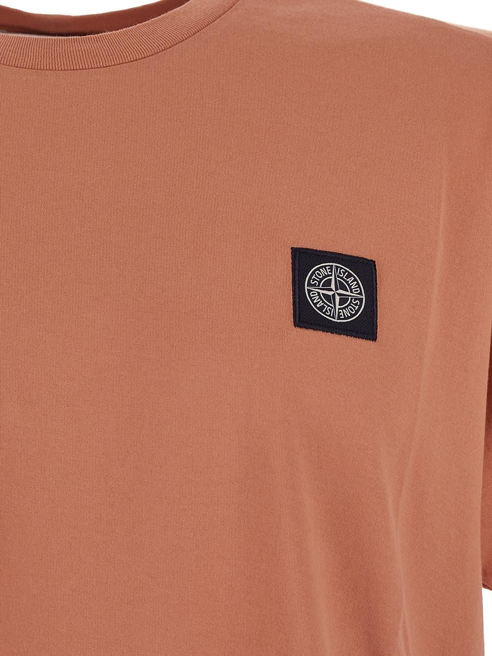 Oluxury Stone Island Logo T-Shirt Vendita Calda