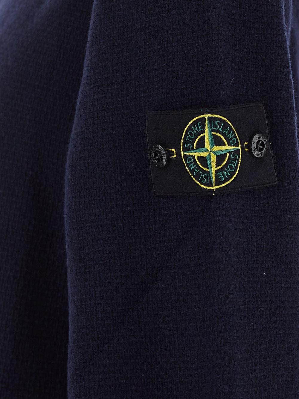 Oluxury Stone Island Logo Knit Negozio