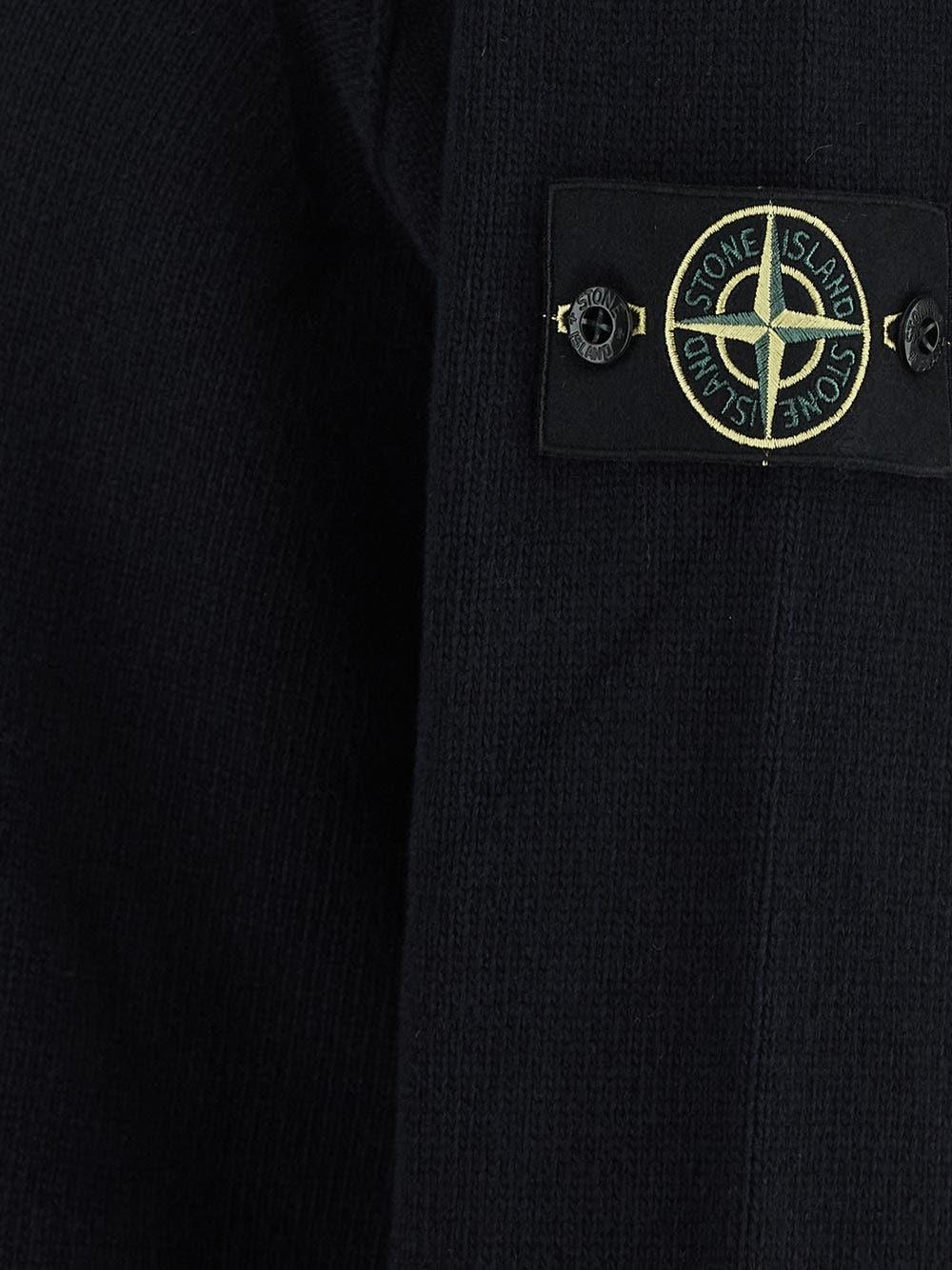 Oluxury Stone Island Logo Knit 2025