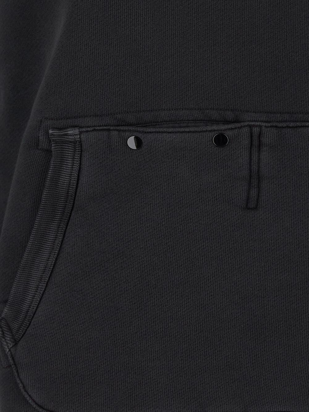 Oluxury Stone Island Logo Hoodie In Linea