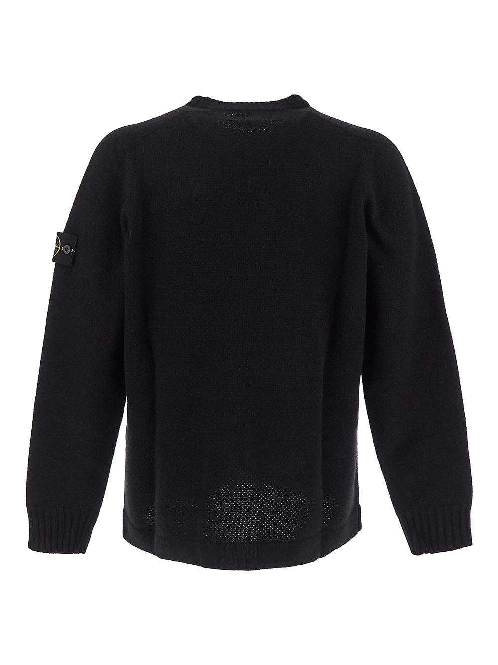 Oluxury Stone Island Logo Knit Soddisfazione Garantita