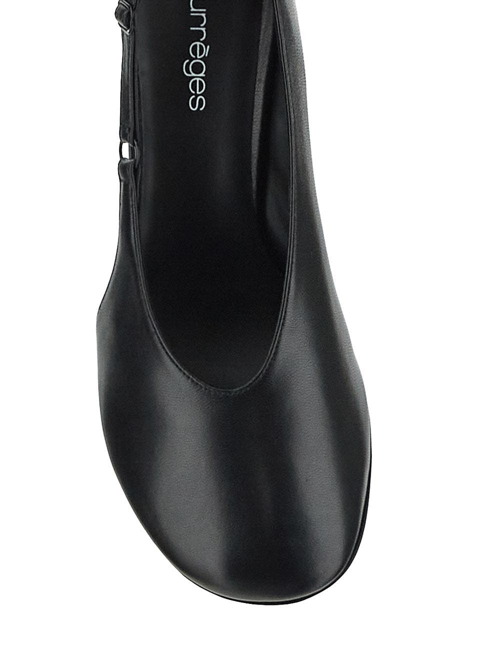 Oluxury Courreges Oblique Stiletto Shoe Ultimo giorno