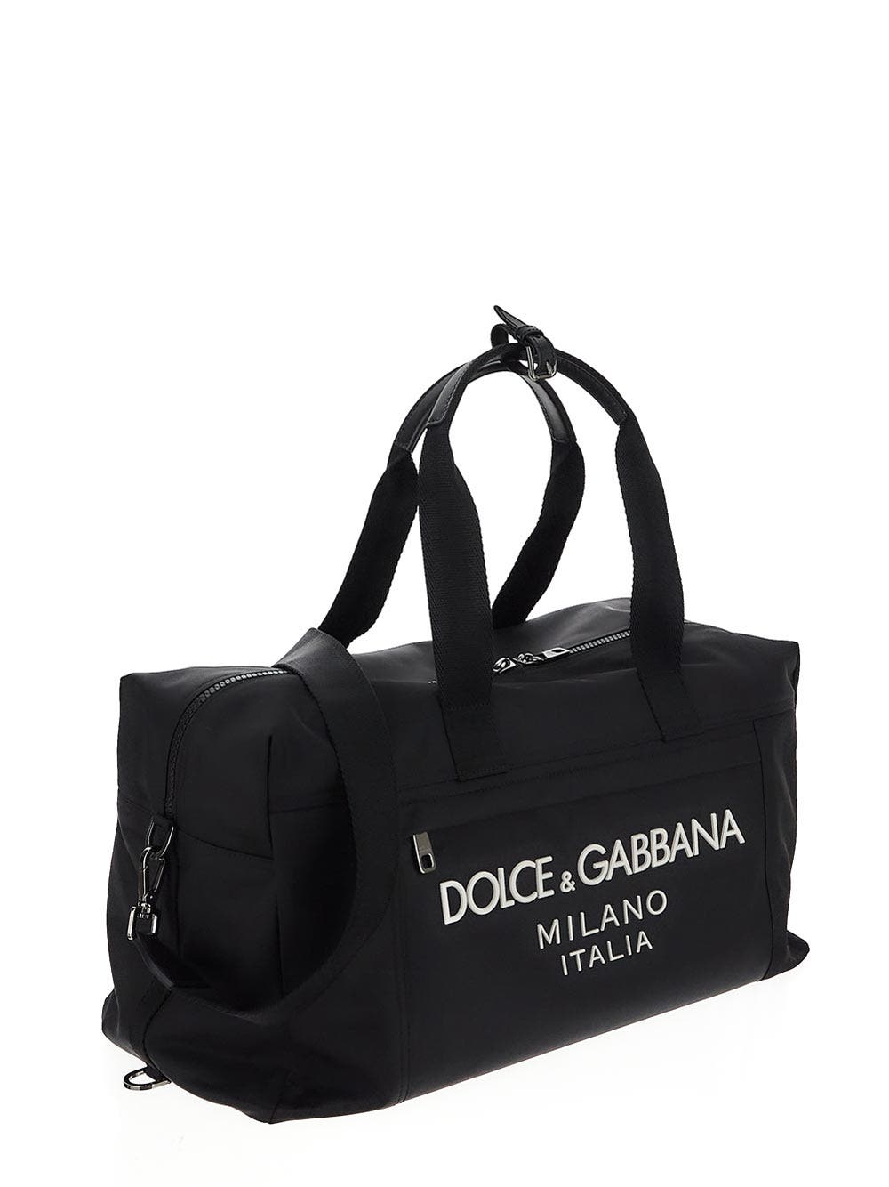 Oluxury Dolce & Gabbana Nylon Holdall Bag In Saldo