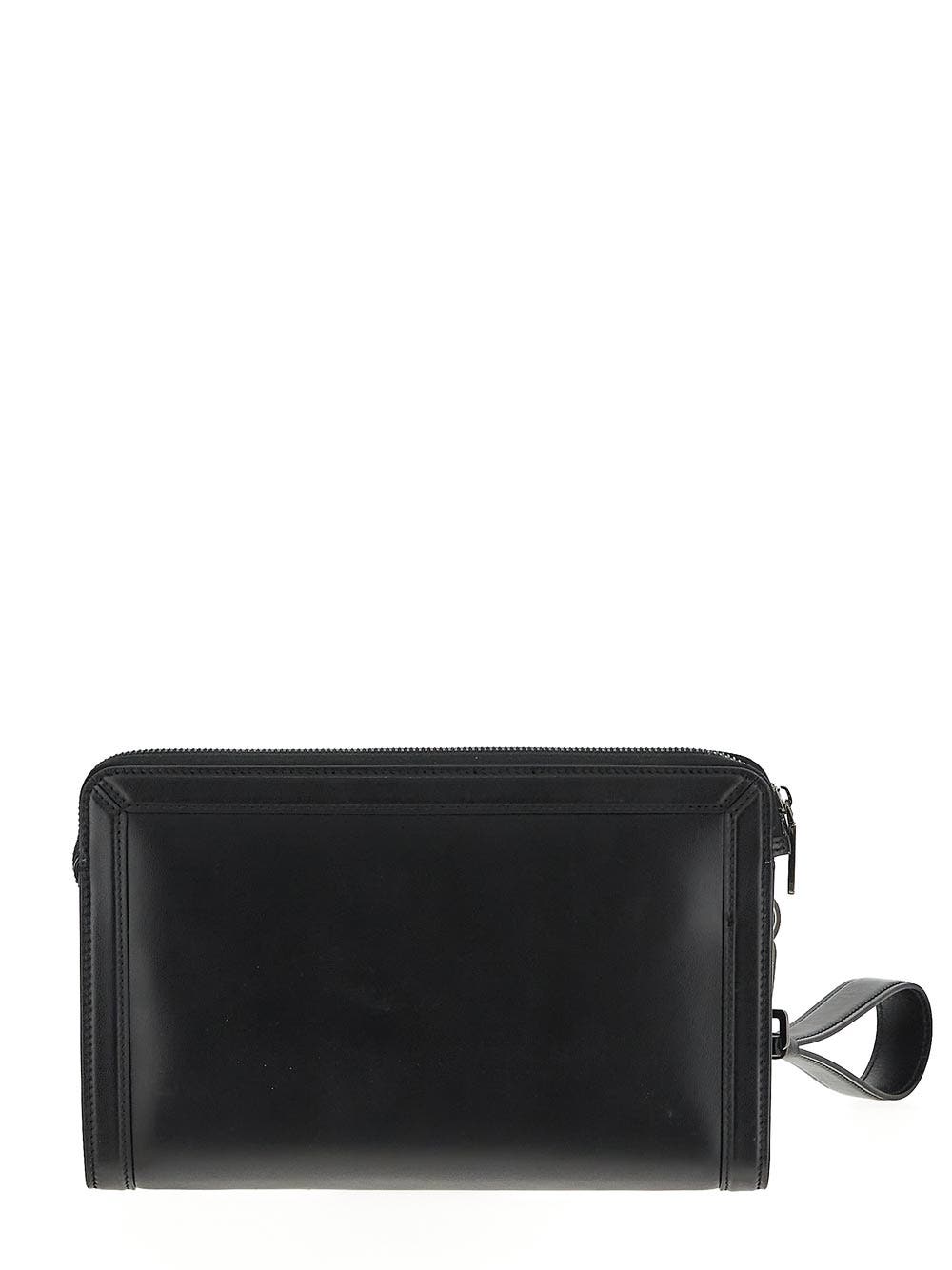 Oluxury Dolce & Gabbana Calfskin Pouch Italia