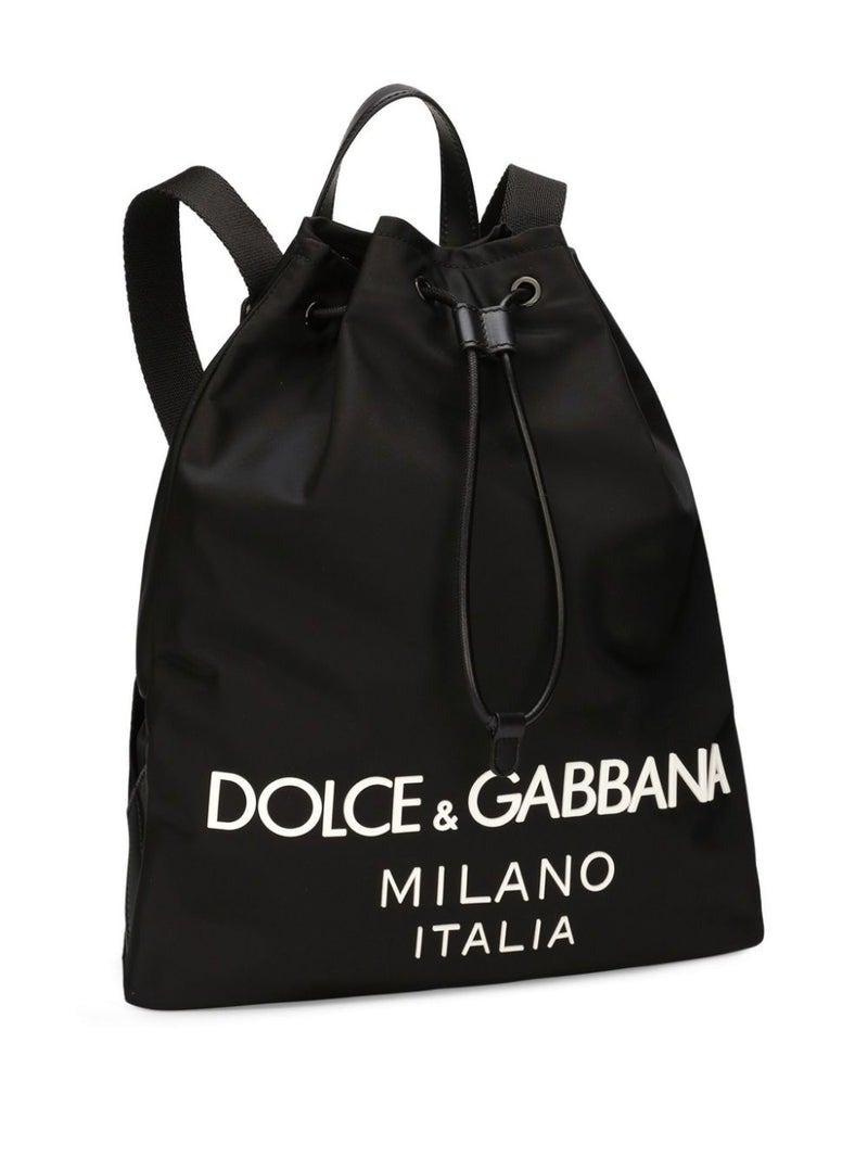 Oluxury Dolce & Gabbana Logo Backpack Pezzi Unici
